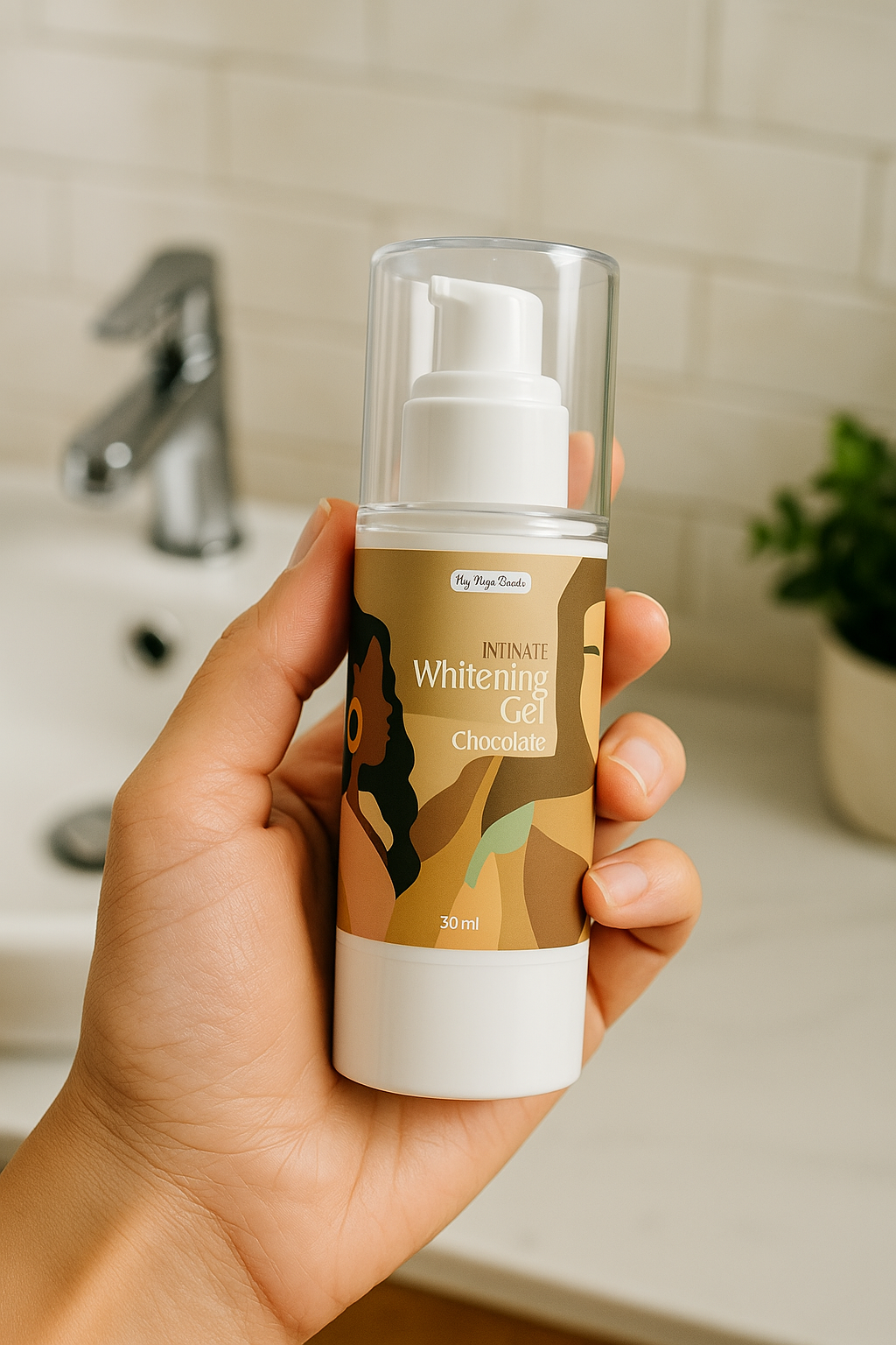 Compact and travel-friendly intimate whitening gel – perfect for discreet skin care in Pakistan