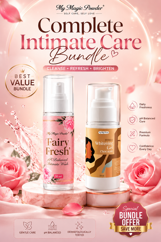 Complete Intimate Care Bundle | Fairy Fresh Wash & Whitening Gel | Bundle Set