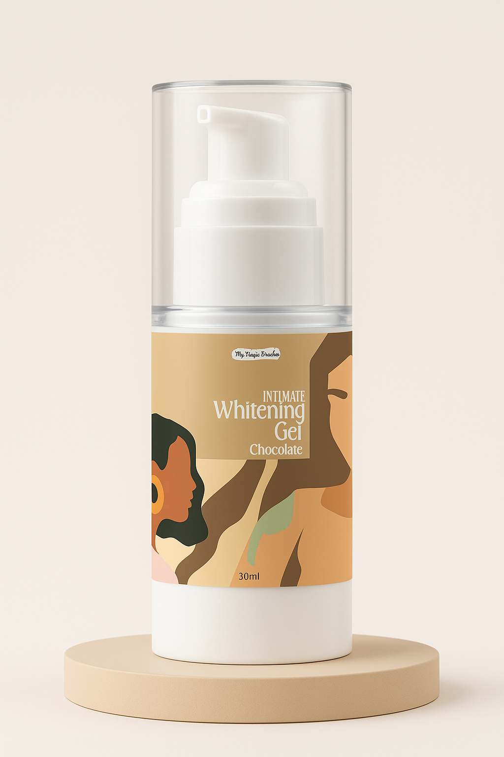 Intimate Whitening Gel Chocolate | Natural Intimate Brightening - mymagicpowder