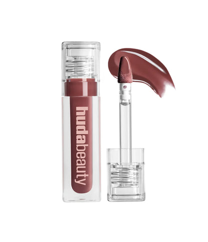 Huda Beauty Faux Filler Extra Shine Lip Gloss – High-Shine Plumping Gloss