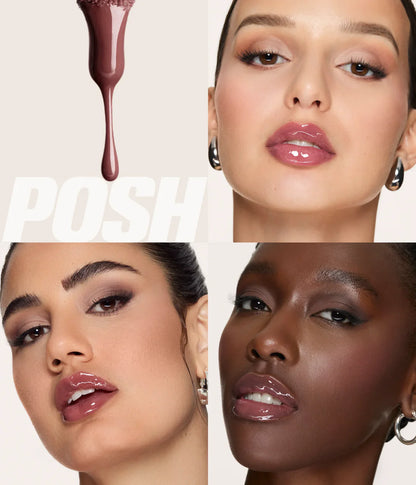 Huda Beauty Faux Filler Extra Shine Lip Gloss – High-Shine Plumping Gloss