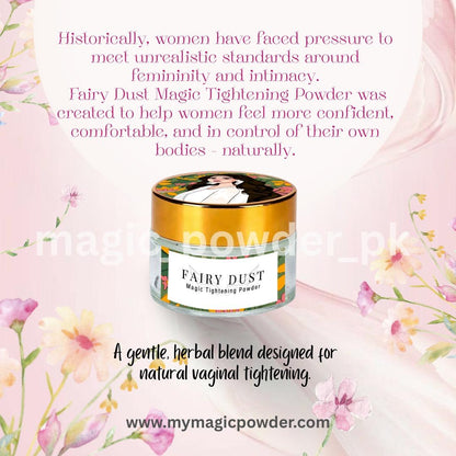 Fairy Dust Magic Tightening Powder – 50ml | Natural Intimate Firmness - mymagicpowder