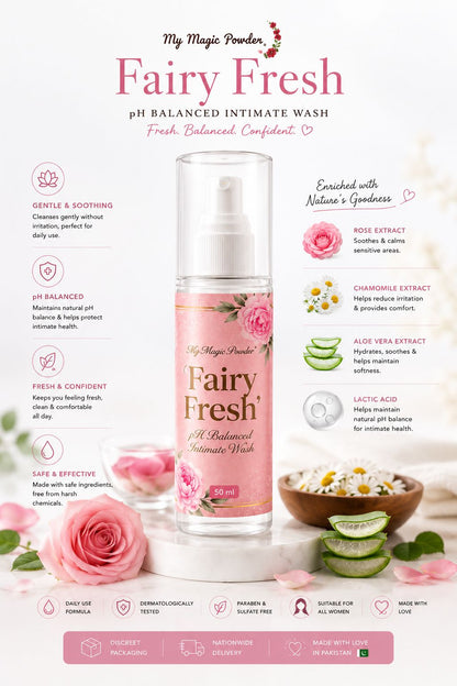 Fairy Fresh pH Balanced Intimate Wash - My Magic Powder