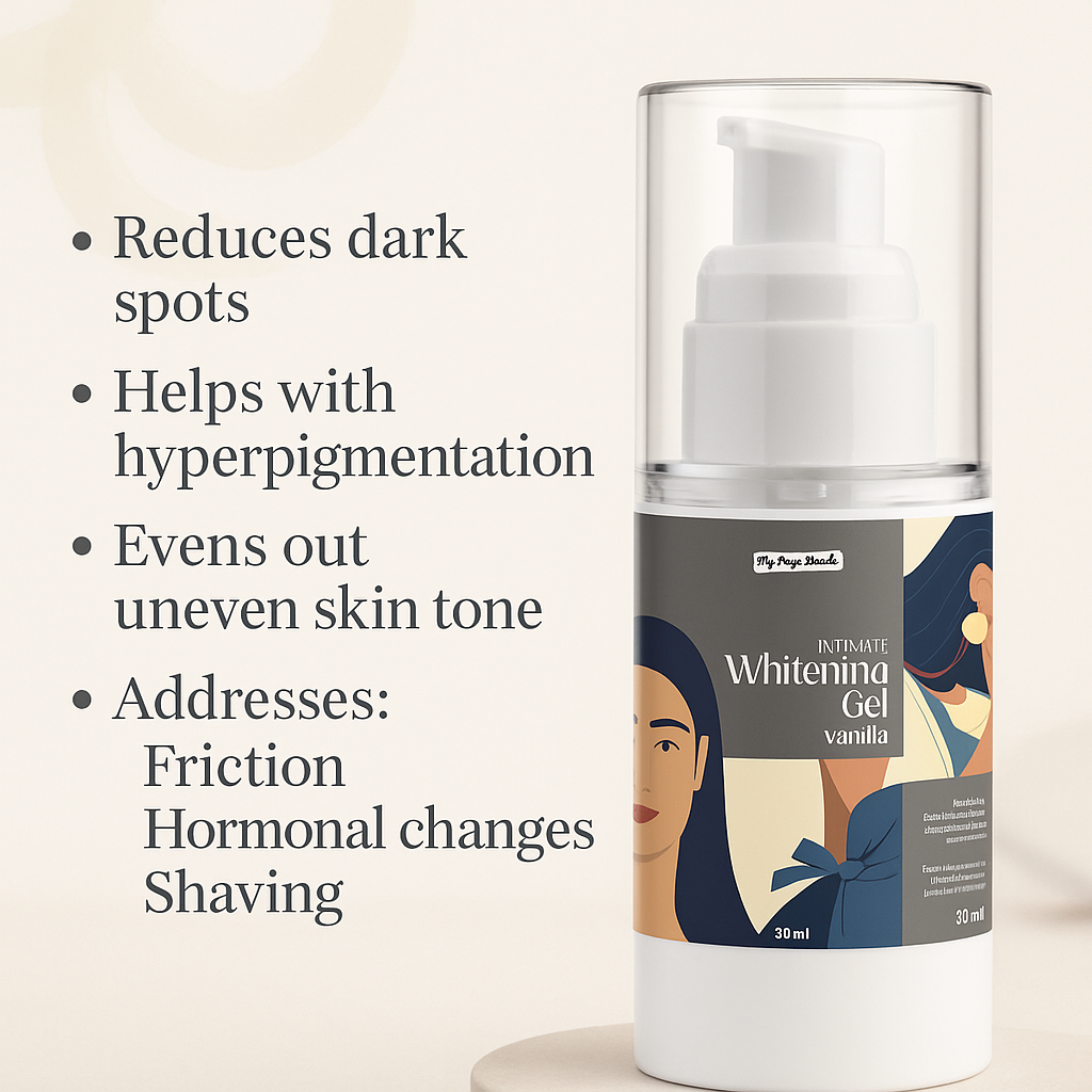 Intimate Whitening Gel Vanilla | Natural Intimate Brightening & Lightening - mymagicpowder